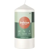 Bolsius 4 stuks witte stompkaars 120/58 (33 uur) cloudy white