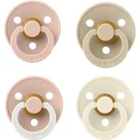 BIBS fopspeen 6-18 maand set 4 stuks Blush,Vanilla,Blush Glow en Ivory maat 2
