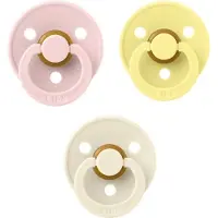 BIBS fopspeen 6-18 maand set 3 stuks Blossom,Pale Butter en Ivory maat 2