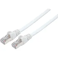 Intellinet 741415 RJ45 Netwerkkabel, patchkabel CAT 6a (losse kabel CAT 7) S/FTP 10.00 m Wit Halogeenvrij 1 stuk(s)