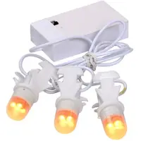 Luville Kerstfiguur Light bulb chain 3x
