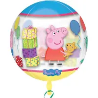 Amscan - Peppa Pig See-Thru ballon 38 x 40 cm.