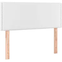 vidaXL Hoofdbord 80x5x78/88 cm kunstleer wit