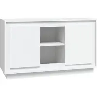 vidaXL Dressoir 102x35x60 cm bewerkt hout wit