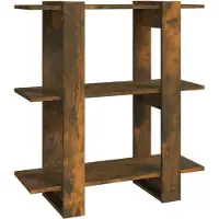 vidaXL Boekenkast/kamerscherm 80x30x87 cm gerookt eikenkleurig