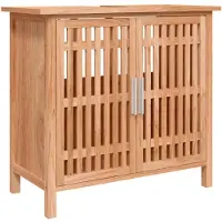 vidaXL Wastafelkast 66x29x61,5 cm massief walnotenhout