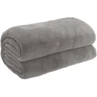 vidaXL Verzwaringsdeken met hoes 122x183 cm 5 kg stof grijs