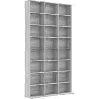 vidaXL Cd-kast 102x23x177,5 cm bewerkt hout grijs sonoma eikenkleurig