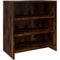 vidaXL Dressoir 70x40,5x75 cm bewerkt hout gerookt eikenkleurig