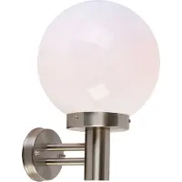 QAZQA Moderne buiten wandlamp staal roestvrij staal IP44 - Sfera