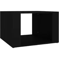 vidaXL Nachtkastje 57x55x36 cm bewerkt hout zwart