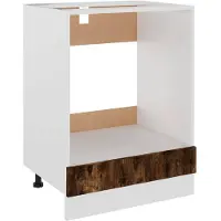 vidaXL Ovenkast Lyon 60x46x81,5 cm bewerkt hout gerookt eikenkleurig