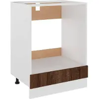 vidaXL Ovenkast Lyon 60x46x81,5 cm bewerkt hout bruin eikenkleur
