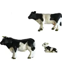 Dutch Farm Serie Stier met Koe en Kalf