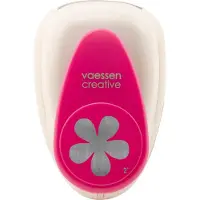 Vaessen creative Pons - Figuurpons - Bloem - 4,6 x 4,6 cm