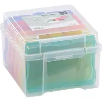 Vaessen creative Opbergbox – 21 x 18,5 x 14 cm – Incl. 6 Cassettes