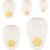 Vaessen creative Pons Set - Figuurpons - Zeshoeken - 5 st. - 9 mm tot 5,1 cm