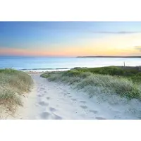 Consalnet Fotobehang - Duinen - Zand - Zee - Vliesbehang - (312 x 219 cm)