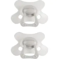 Difrax Fopspeen Natural - 18+ Maanden - Lichtgrijs - 2 Stuks