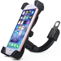 HaverCo Telefoonhouder voor op de scooter of motor Zwart /