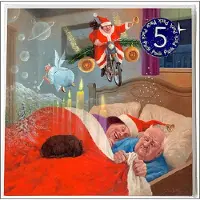 Art Revisited kerstkaart Marius van Dokkum - Kerstdroom