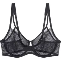 Triumph Signature Sheer W01 EX Dames Beha - Zwart - Maat H085