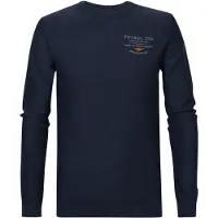 Petrol Industries Trui 'Barlett' navy / grijs / oranje