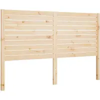 vidaXL Hoofdbord 206x4x100 cm massief grenenhout