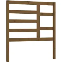 vidaXL Hoofdbord 81x4x104 cm massief grenenhout honingbruin