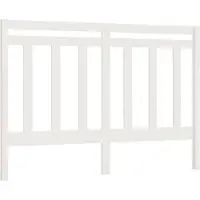 vidaXL Hoofdbord 166x4x100 cm massief grenenhout wit