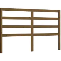 vidaXL Hoofdbord 156x4x100 cm massief grenenhout honingbruin