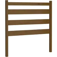 vidaXL Hoofdbord 106x4x100 cm massief grenenhout honingbruin