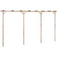 vidaXL Pergola 385x40x205 cm bamboe