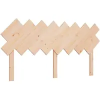 vidaXL Hoofdbord 159,5x3x80,5 cm massief grenenhout