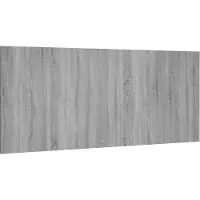 vidaXL Hoofdbord 200x1,5x80 cm bewerkt hout grijs sonoma eikenkleurig