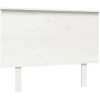 vidaXL Hoofdbord 104x6x82,5 cm massief grenenhout wit