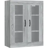 vidaXL Bovenkast 69,5x34x90 cm grijs sonoma eikenkleurig