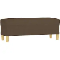 vidaXL Bankje 100x35x41 cm stof bruin