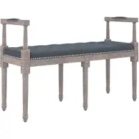 vidaXL Bankje 110x40x70 cm fluweel donkergrijs
