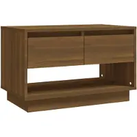 vidaXL Tv-meubel 70x41x44 cm bewerkt hout bruin eikenkleur