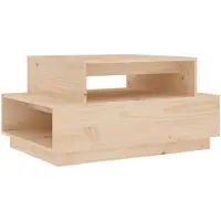 vidaXL Salontafel 80x55x40,5 cm massief grenenhout