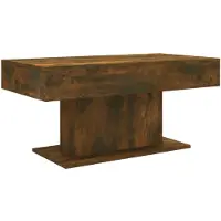 vidaXL Salontafel, gerookt eikenfineer, 96x50x45 cm, houtvezelplaat