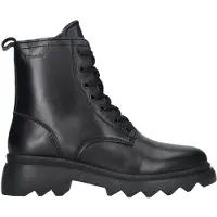 Tamaris Veterboot - Dames - Leer - Uitneembaar voetbed - Zwart - Maat 42