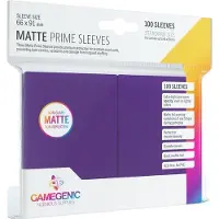 GameGenic Prime Matte Sleeves 66x91mm Paars (100 stuks)