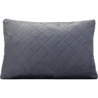 Belmarti Sierkussen Velvet inclusief binnenvulling 40x58cm - Grijs - van fluweel zachte stof - handgemaakt in eigen atelier - Premium kwaliteit