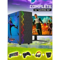 Screenon - Game PC - Fortnite Edition Gaming Set - X103154 - V1 (GamePC.X103154 + 24 Inch Monitor + Toetsenbord + Muis + Controller)