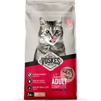 Voskes 6x Kattenbrokken Adult Zalm 2 kg