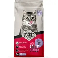 Voskes 6x Kattenbrokken Sterilized Adult Kip 2 Kg