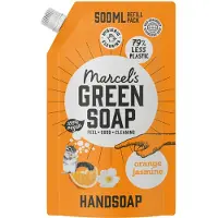 Marcel's Green Soap Handzeep Sinaasappel & Jasmijn Navul Stazak 500 Ml