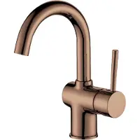Best design Dijon wastafelkraan met draaibare uitloop sunny bronze - brons